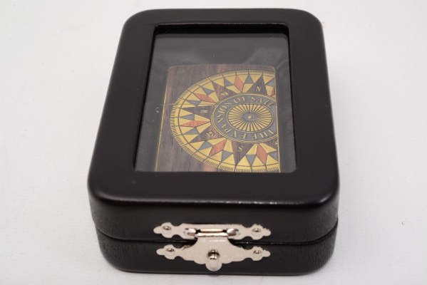 ☆zippo【希少!!未使用】アンティークマリンチャート☆木象嵌(Zippo 