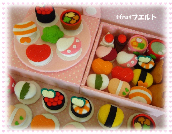 Fru フェルトままごと 回転寿司セット レシピ 型紙 食べ物 売買されたオークション情報 Yahooの商品情報をアーカイブ公開 オークファン Aucfan Com
