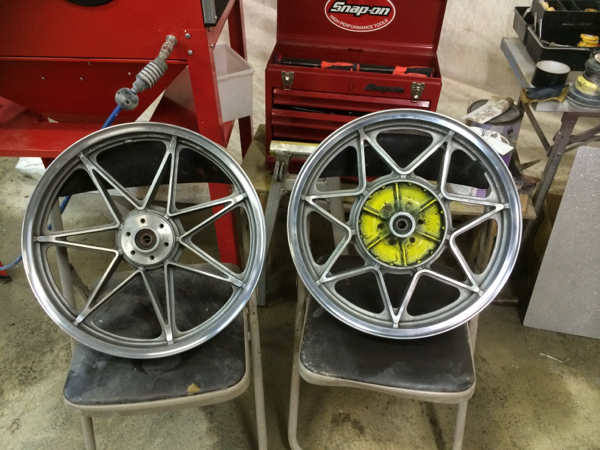 当時物GS400用JYS製セブンスターキャストホイール前後セットの入札履歴