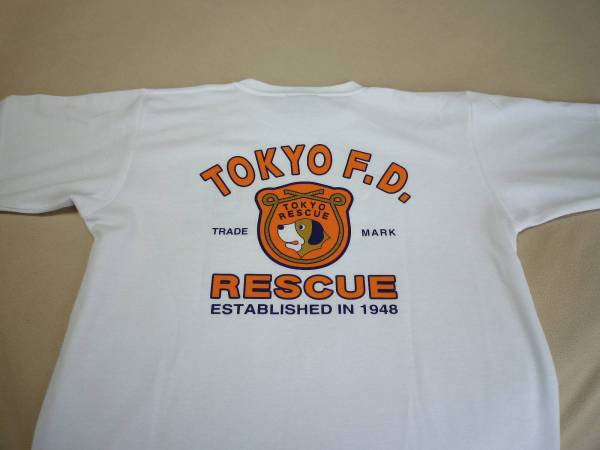東京消防庁 Tokyo F D Rescue 救助隊 Tシャツ 海猿 イラスト キャラクター 売買されたオークション情報 Yahooの商品情報をアーカイブ公開 オークファン Aucfan Com