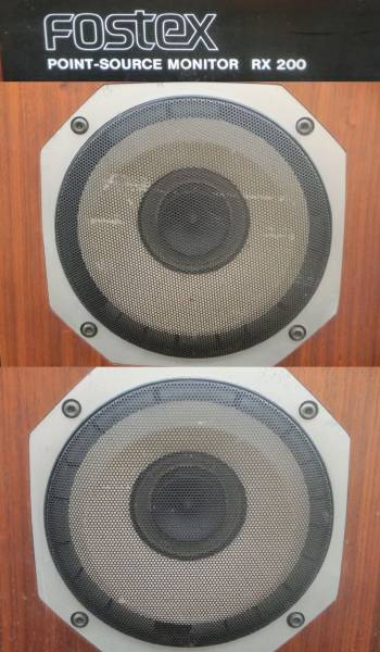 希少 FOSTEX 同軸2ウェイスピーカー RX200 ソースモニター □(FOSTEX