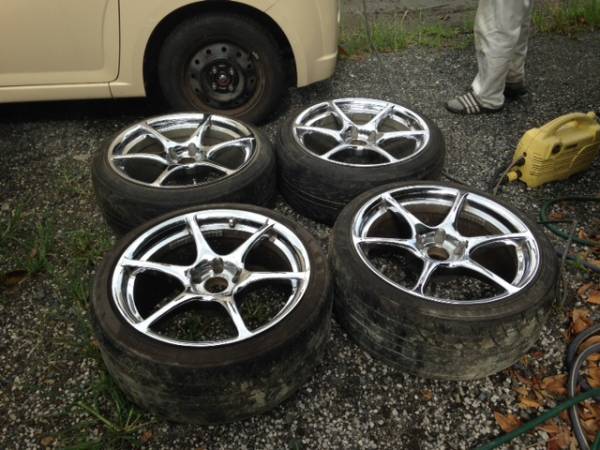 グレネード GX-01 18×9J+20 BNR34ホイール風 GT-Rサイズ(5穴)｜売買