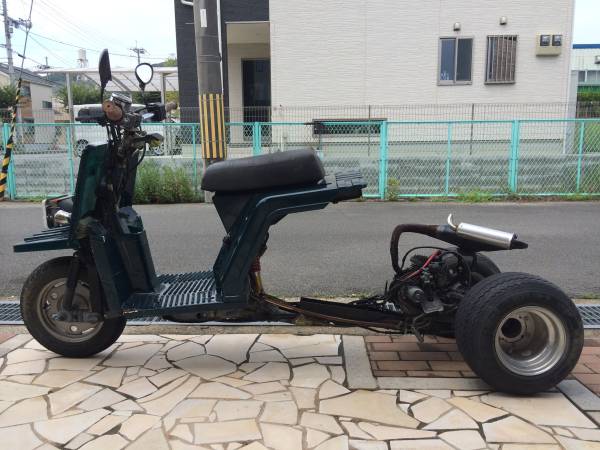 ☆1円～ジャイロX スーパー超ロンホイ ボアアップ 改造多数☆(50cc