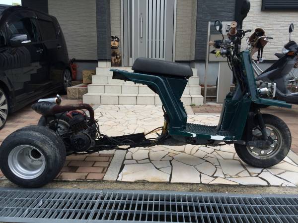 ☆1円～ジャイロX スーパー超ロンホイ ボアアップ 改造多数☆(50cc
