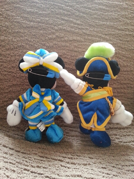 ディズニーシーオープン記念提督ミッキーミニーのぬいばセット★