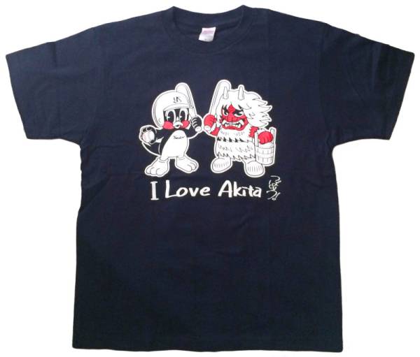 秋田限定 東京ヤクルトスワローズ つば九郎 なまはげ Tシャツ (記念品 