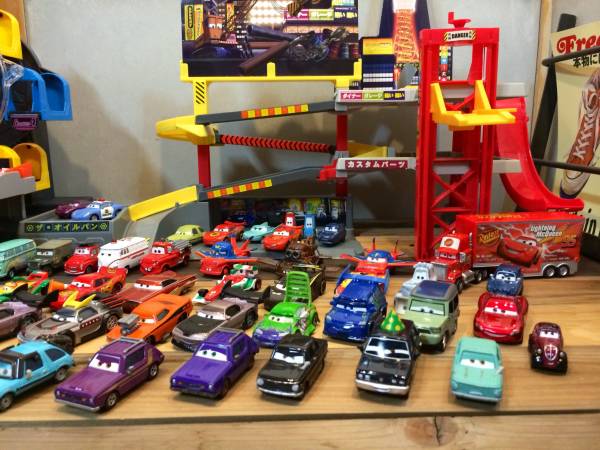 カーズ カーズ2 トミカ マテル 大量セット 約50台 USED 他(カーズ