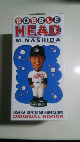 ボブルヘッド■大阪近鉄バファローズ 梨田昌孝■フィギュア_1