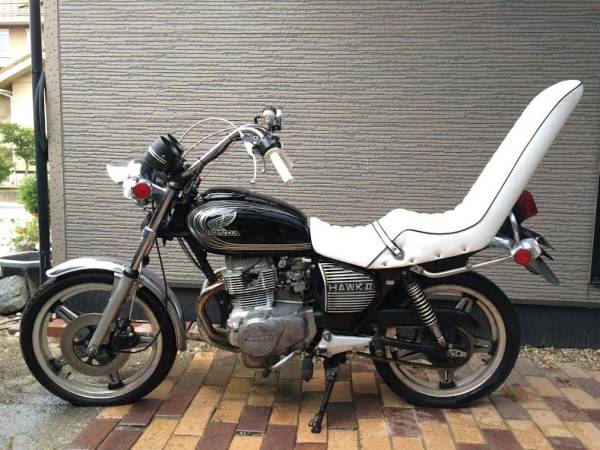 CB400T ホークⅡ バブ 調子良好 カスタム多数 岡山から☆(251cc-400cc