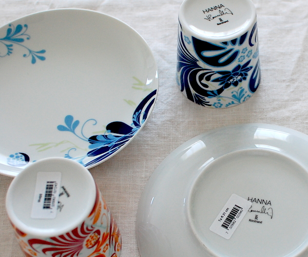 [life] ロールストランド Rorstrand カップ&プレート4P 未使用