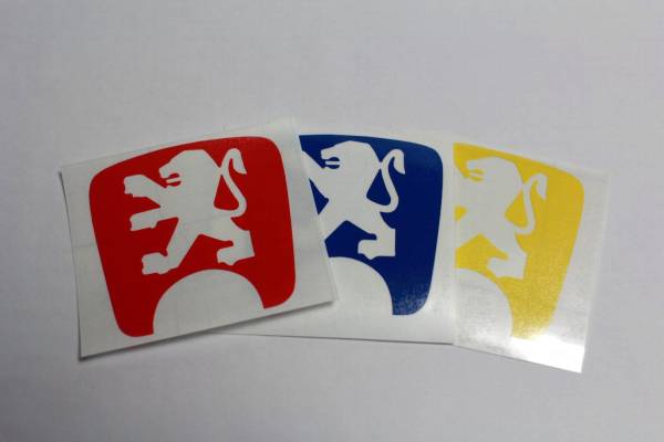 プジョー１０６ Ｓ１６用 リヤエンブレム補修シール_2