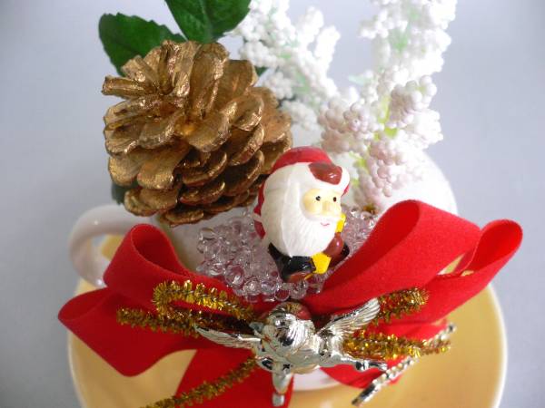 Ｔ6★クリスマス・マグッカップ★サンタ 天使 インテリアに _2