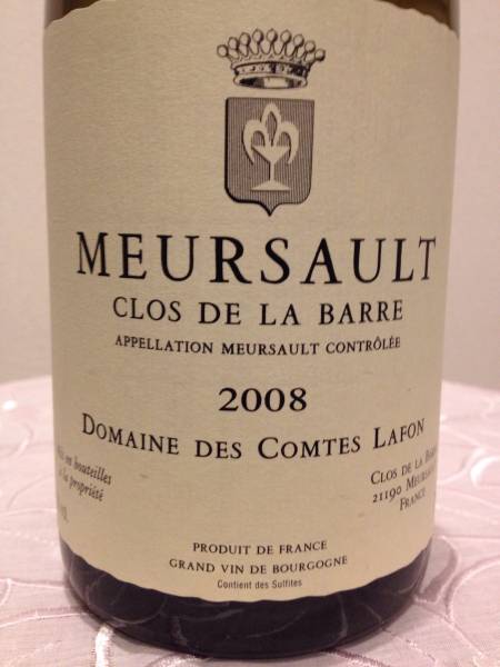 ラフォン　ムルソー クロ・ド・ラ・バール ２００８_1