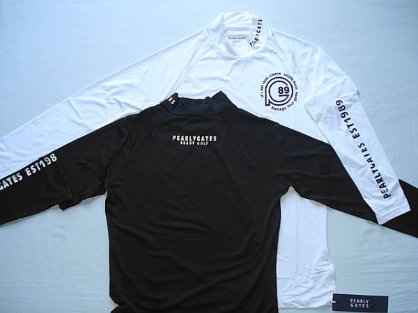 PG◆パーリーゲイツ◆長袖◆インナーハイネック◆２枚組◆M-3