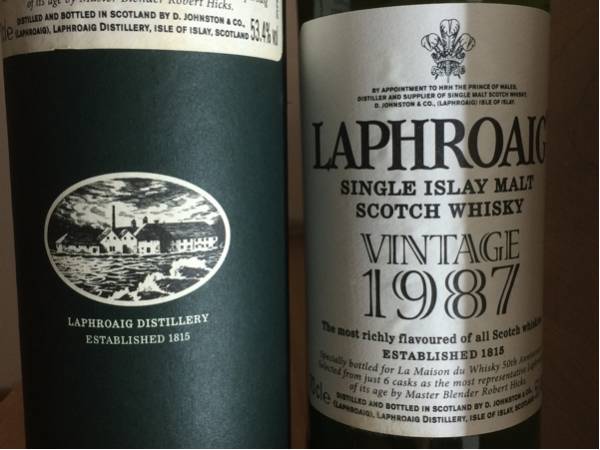 LAPHROAIG 1987 LMDW 53.4% ラフロイグ メゾン ド ウイスキー 限定SALE