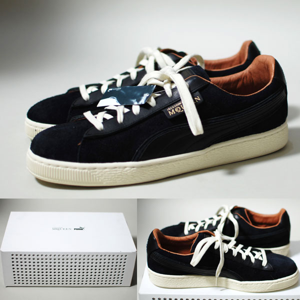 ★プーマ×アレキサンダーマックイーン名作AMQスウェード28cm黒