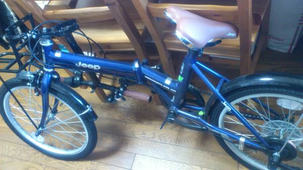 ★新品未使用★Jeep 折り畳み自転車JE-206G 20型 ネイビーG2952