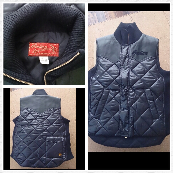 新品 インディアン ダウンベスト 38 東洋