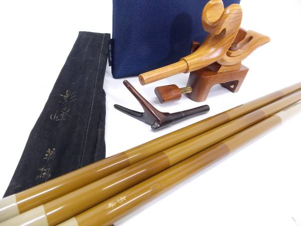 シマノ 影峰 竿掛 二本物 万力 枕 セット へら