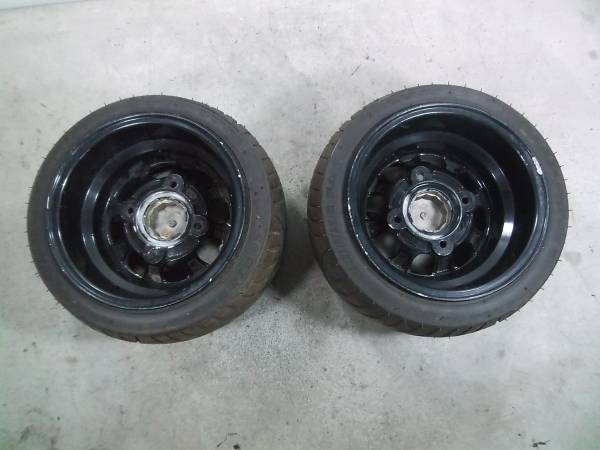 iкト335 ジャイロUP TA01 左右アルミリアホイール 社外 GYRO UP