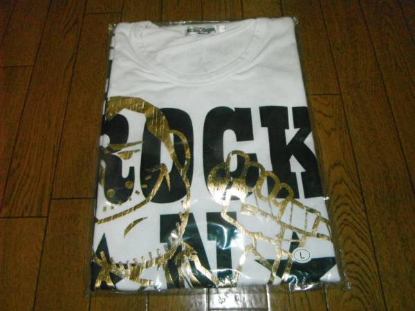 矢沢永吉★Tシャツ（Mr.E）ホワイト/ゴールド　Lサイズ