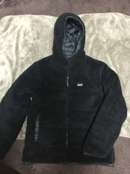 パタゴニアリバーシブルブルゾン キッズ 大人着れるサイズです
