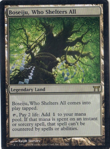 【即決】MTG　すべてを護るもの、母聖樹　CHK　英　FOIL