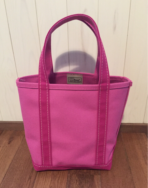 新品☆L.L.Beanトート S ピンク 大草/梨花/菊池TEMBEAマリメッコ