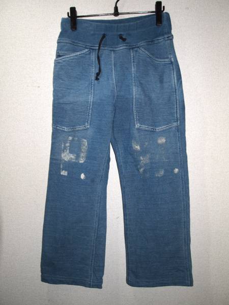 キャピタル ビンテージ加工 インディゴ染め PWステンシル パンツ