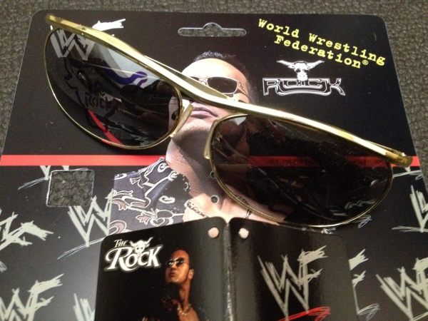 ザ・ロック　サングラス　 WWF WWE プロレス ドウェインジョンソン WWF WWE The Rock (ザ・ロック) サングラス(格闘技、プロレス)｜売買