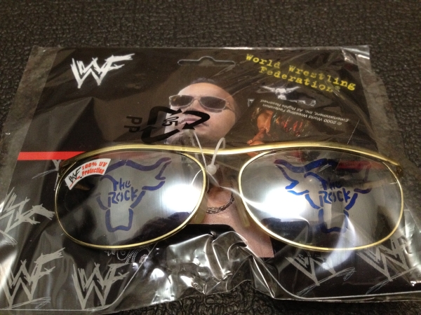 WWF WWE The Rock (ザ・ロック) サングラス(格闘技、プロレス)｜売買
