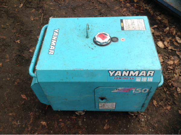 ヤンマー YGW150SS エンジン 発電機 溶接機 ウェルダー 動作品
