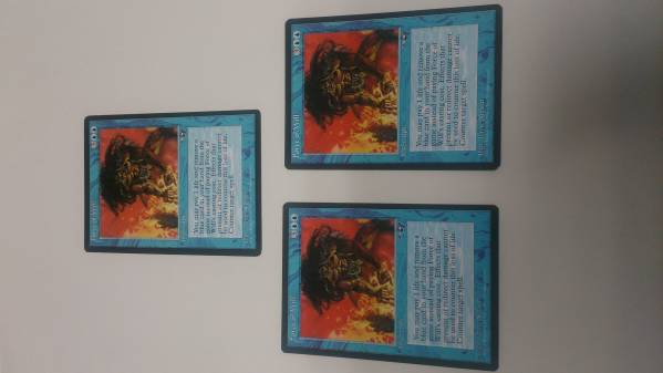 引退/MTG/Force of Will　３枚セット