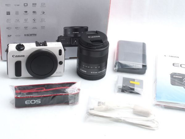 〓新品〓キャノン Canon EOS M STM 18-55mm IS レンズセット