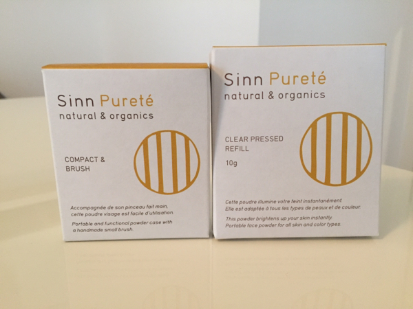 Sinn Pureteクリアプレスト レフィル、コンパクト＆ブラシセット