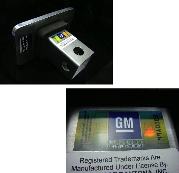 シボレー サバーバン ボウタイ ゴールド ロゴ ヒッチ カバー GM