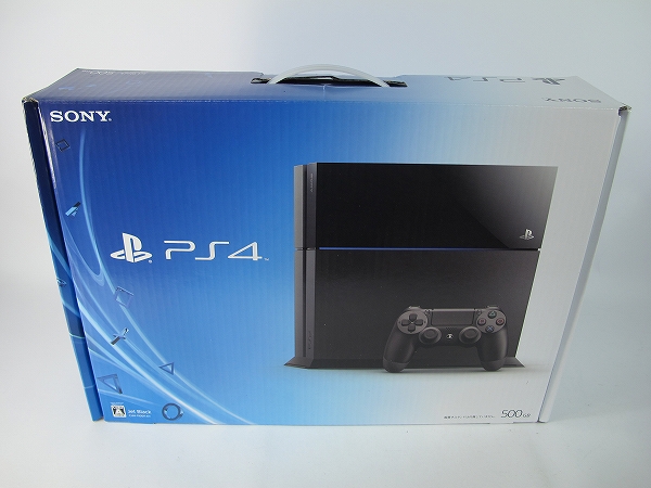 PS4 本体 未使用 プレイステーション4 500GB ブラック 送料無料u