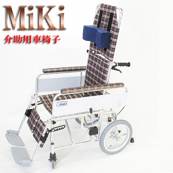 その他 折りたたみ式介助用車椅子 チェック柄