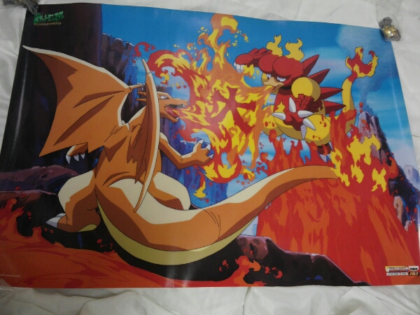 バンブレスト ポケットモンスター ポスター　リザードン ポケモン バンプレ キャラポスター リザードン ブーバー