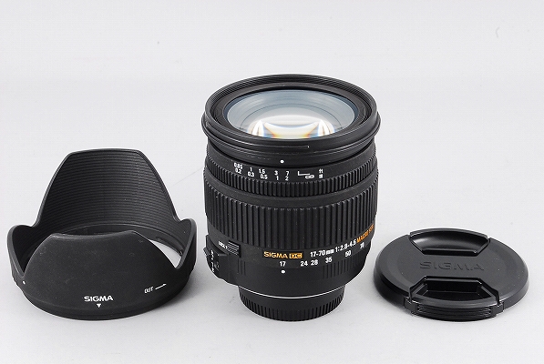 値下★美品★SIGMAシグマ AF17-70mm F2.8-4.5 DC MACRO NIKON427