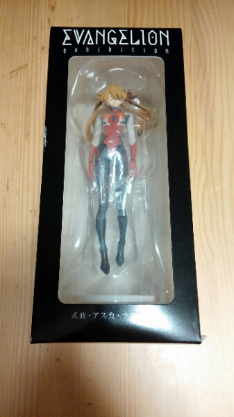 エヴァンゲリオン展 フィギュア アスカ 新品未開封 箱キズあり