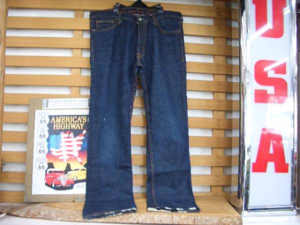 未使用☆ RUEHL NO.925【ルール ナンバー925】 /ダメージ加工ジーンズ 
