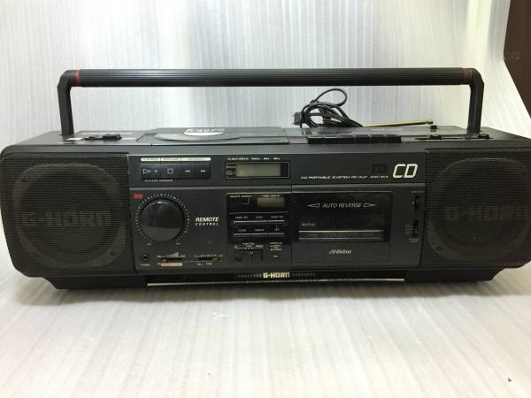 1円スタート Victor ビクター CDラジカセ RC-XU7 ジャンク(ラジカセ