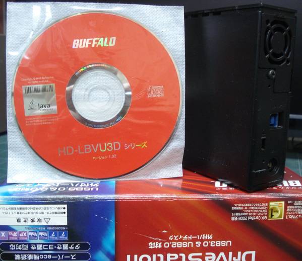 Buffalo 3TB外付HDD HD-LBV3.0TU3中古 パソコン周辺機器 ☆ 3TB