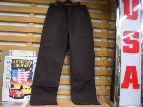 新品★カーハート　ダックペインターパンツ　S寸　茶