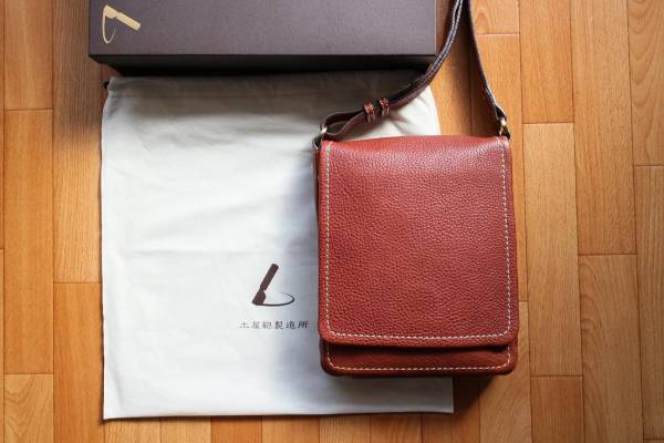 ◆土屋鞄 トーンオイルヌメ　デイリーポシェット 美品◆