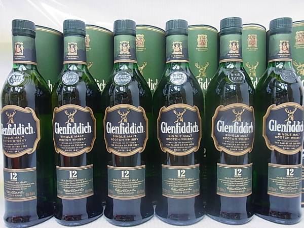 グレンフィディック Glenfiddich 12年 6本set 缶付/未開封 グレンフィ