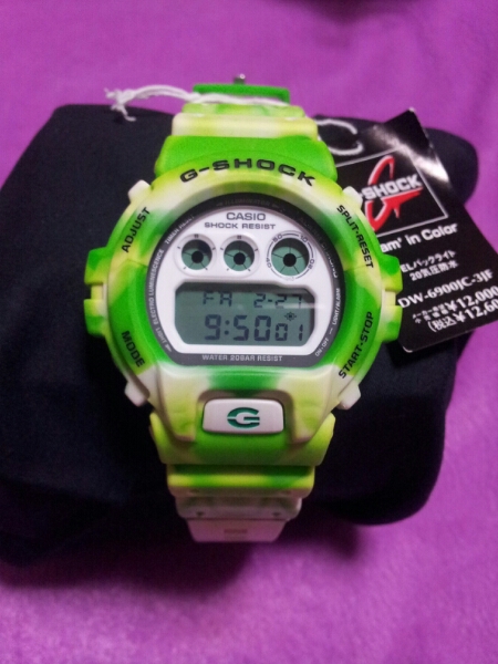 G-SHOCK jam’in Color DW‐6900JC‐3JF★未使用