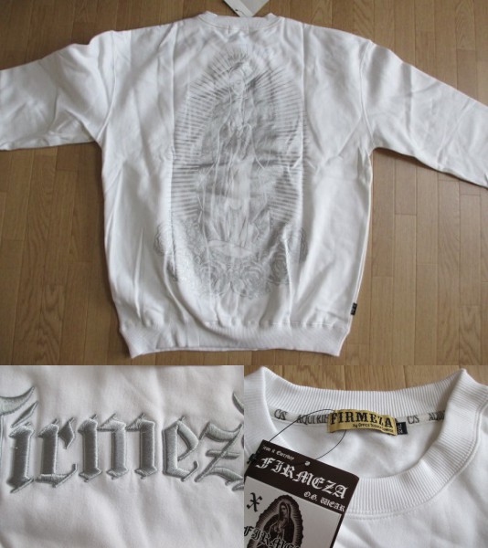 N0572◇FIRMEZA◇フィルメサ◇白◇トレーナー◇メンズ◇2XL◇(XLサイズ 