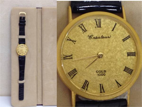 クレアトゥール /　K24・K18 / IS201 /クォーツメンズ腕時計(佐)